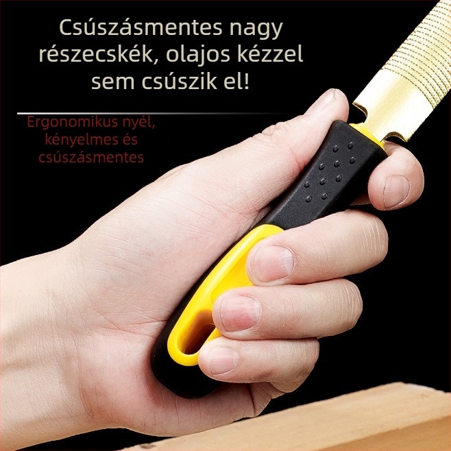 Kis cipőjavító és polírozó reszelő, acélból, faipari használatra