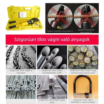 YQ16/22 hidraulikus vasalatvágó vágófejjel
