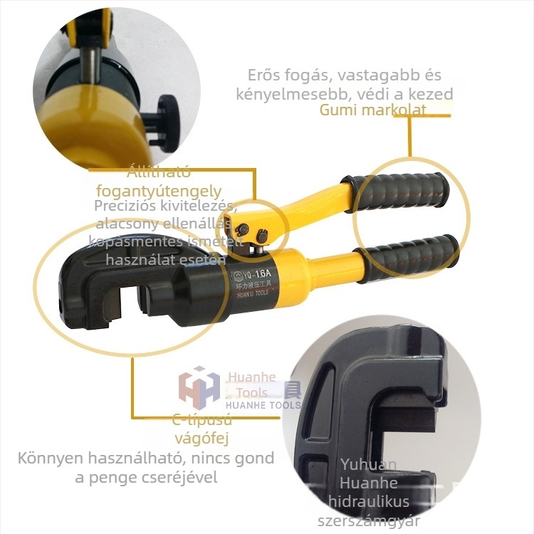 YQ16/22 hidraulikus vasalatvágó vágófejjel