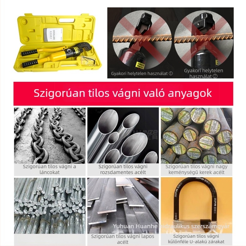 YQ16/22 hidraulikus vasalatvágó vágófejjel
