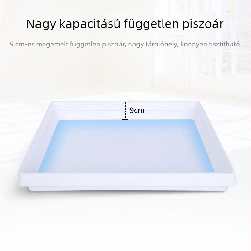 Extra-nagy kutya toalett fröcsögés elleni védelemmel és oszloppal, mosható, háztartási használatra