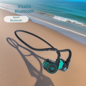 Úszáshoz Bluetooth fülhallgató csontvezetéses technológiával, vízálló sportfülhallgató