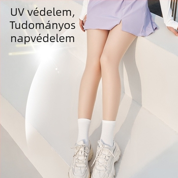 Bonas Női ultra vékony harisnya UV-védelmet nyújt, anti-snag funkcióval és rejtett panellel a sima bőrért