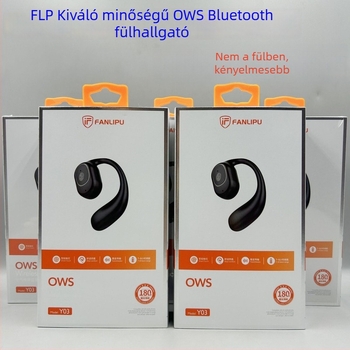 OWS valódi vezeték nélküli Bluetooth fülhallgató, hosszú üzemidő, fülre akasztós dizájn, érintéses híváskezelés, egyszemélyes üzleti fülhallgató