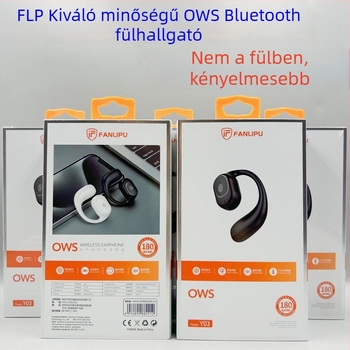 OWS valódi vezeték nélküli Bluetooth fülhallgató, hosszú üzemidő, fülre akasztós dizájn, érintéses híváskezelés, egyszemélyes üzleti fülhallgató