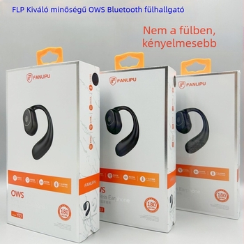 OWS valódi vezeték nélküli Bluetooth fülhallgató, hosszú üzemidő, fülre akasztós dizájn, érintéses híváskezelés, egyszemélyes üzleti fülhallgató
