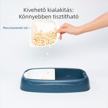 Kutyáknak és macskáknak dupla tál, anti-tip etetőtálak