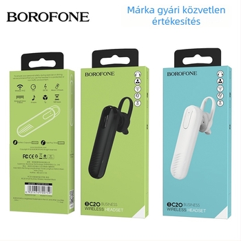 Borofone BC20 vezeték nélküli Bluetooth fülhallgató fülakasztóval – elegáns üzleti headset hívásokhoz