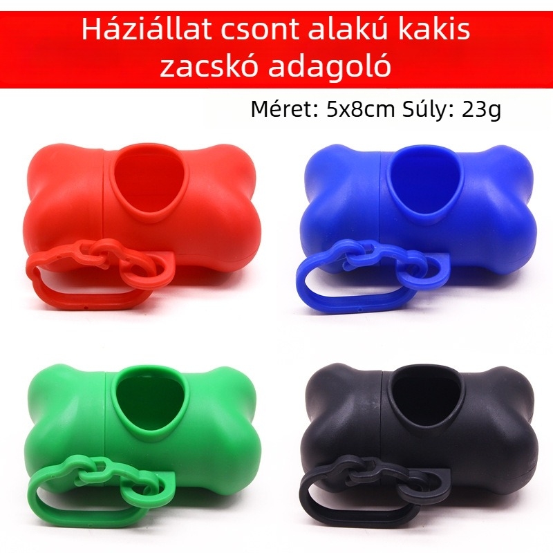 Csont alakú ürülékzacskó adagoló háziállatok számára