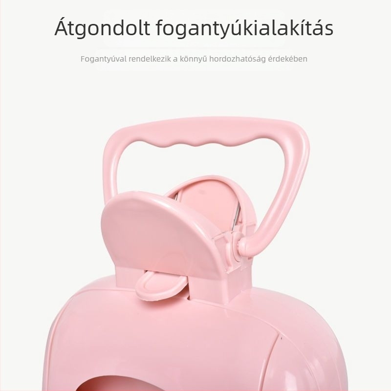 Kutyapiszokgyűjtő lapát és szemeteszacskók