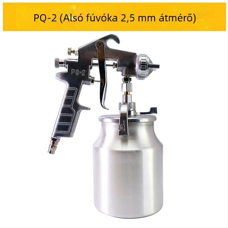 W71 pneumatikus szórópisztoly W77 magas atomizációjú latex festékhez bútorokhoz, alsó tartály