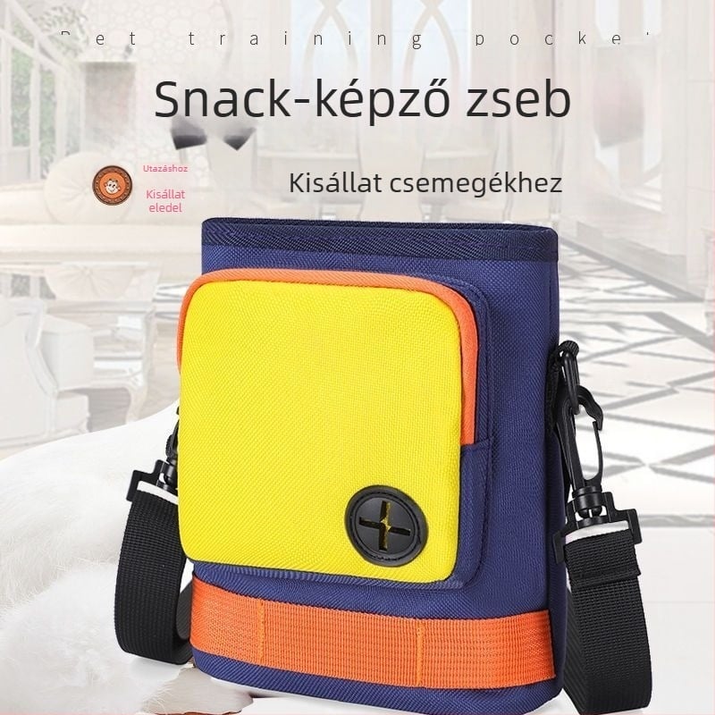 Személyre szabható kisállat-hám ürülékzsákos tárolóval