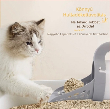 Minden egyben macskaalom-szedő beépített szemeteszsákkal, tartós és hordozható tisztítóeszköz