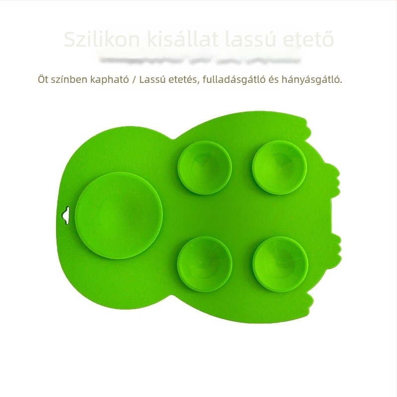 Kutyáknak szilikonból készült lassú etető tál nyalogató mattal