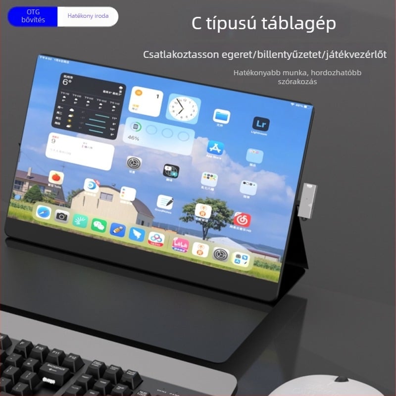 Type-C USB 3.0 + PD 100W kétfunkciós gyors adapter Type-C okostelefonokhoz