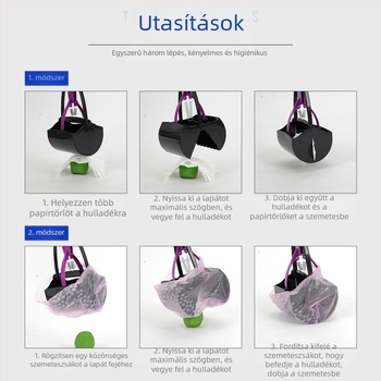 Kutyapiszok gyűjtő eszköz – tisztító eszköz sétáltatásokhoz