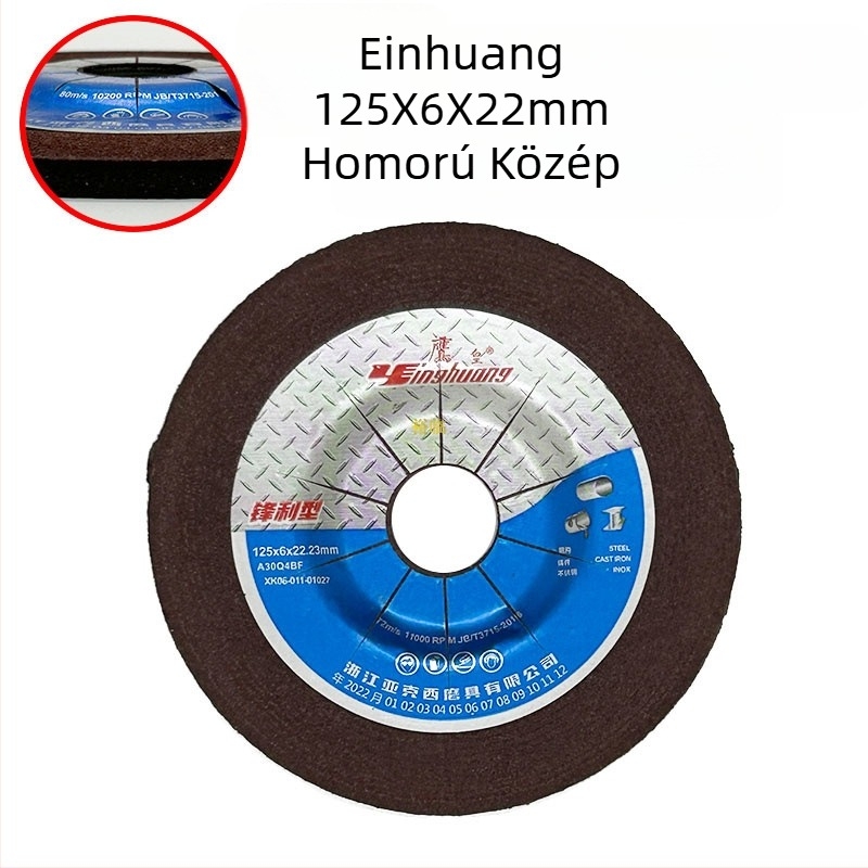 Eagle Emperor gyanta-kötésű csiszoló- és vágó korong rozsdamentes acélhoz, 100x2.5x16 mm