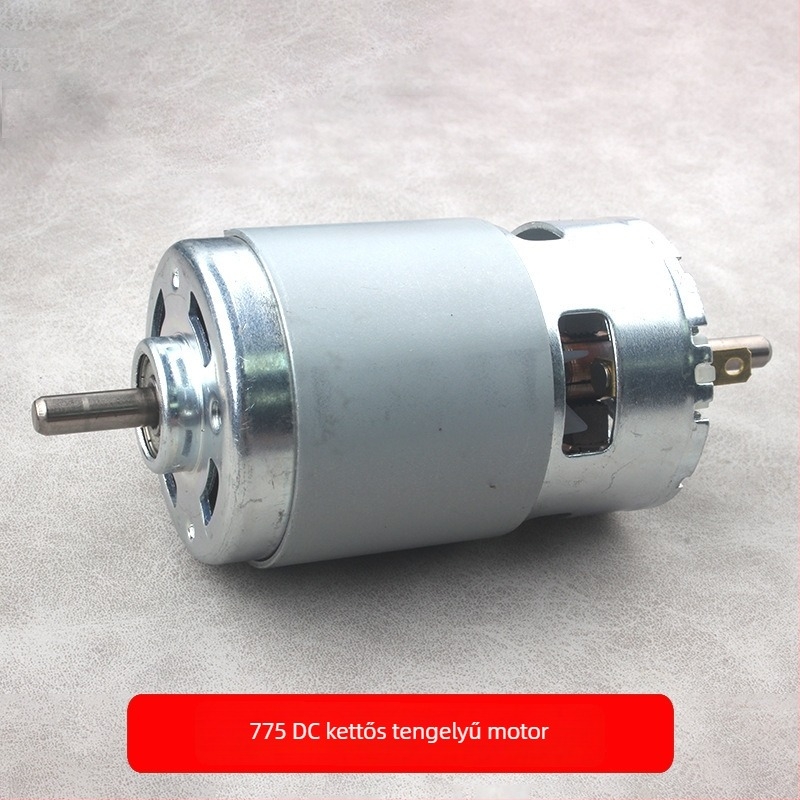 775-ös motor 24V, nagy nyomatékú csiszoló, sebességszabályzó rézhuzallal, egygolyócsapágyas és kétorsós vágóeszköz