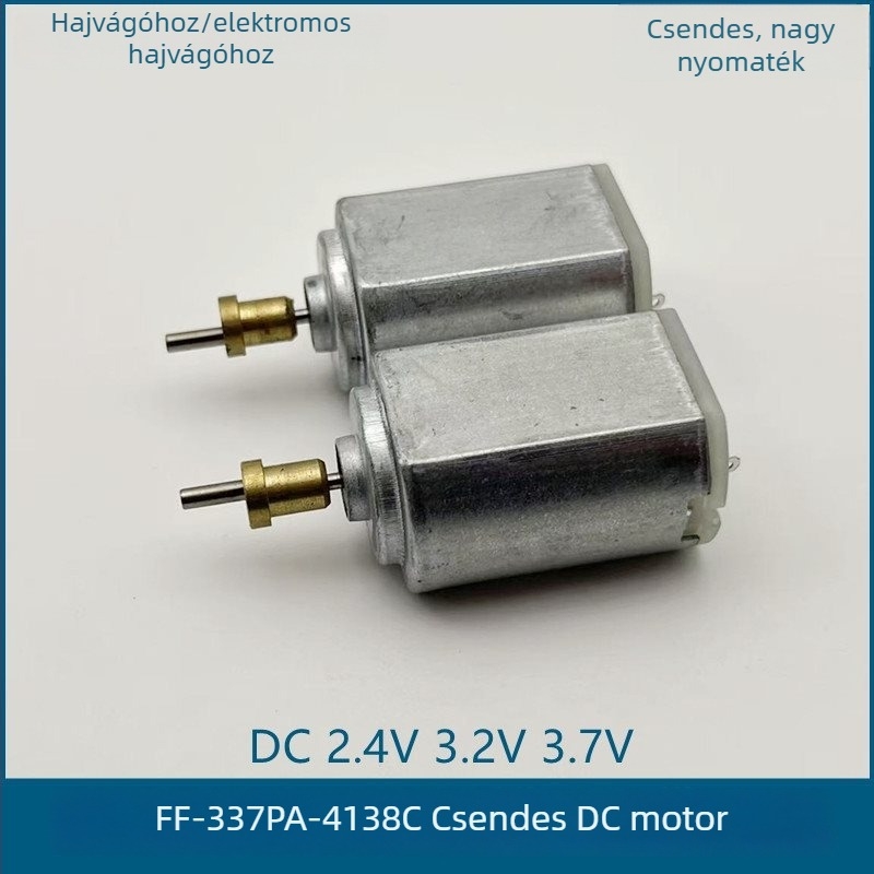 FF337/390 DC motor hajvágóhoz – nagy nyomaték, 2.4V/3.2V/3.7V
