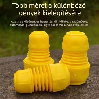 Vízvezeték gyorscsatlakozó reducer, 1/2 in–3/4 in–1 in tömlőkhöz, univerzális adapter