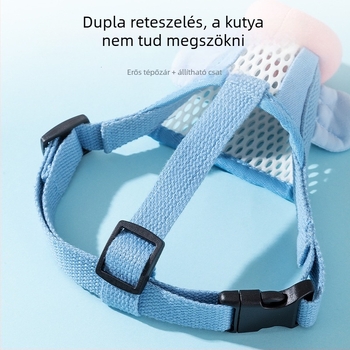 Állítható, lélegző szájkosár kutyáknak, hálós kivitelben, kis- és közepes testű ebek számára, harapás elleni védelem