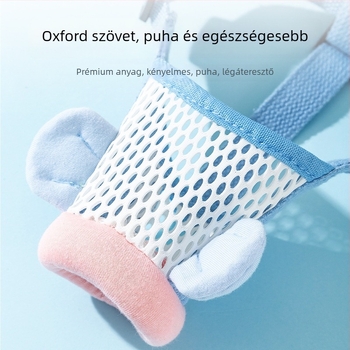 Állítható, lélegző szájkosár kutyáknak, hálós kivitelben, kis- és közepes testű ebek számára, harapás elleni védelem