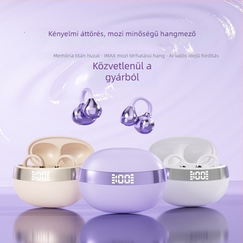 Új Yu7 Bluetooth fülhallgató klipszes kialakítással, kiváló hangminőség, hosszú akkumulátor-üzemidő, digitális kijelző és csontvezetés