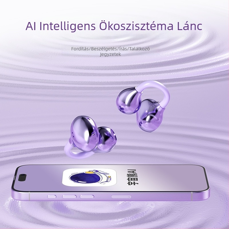 Új Yu7 Bluetooth fülhallgató klipszes kialakítással, kiváló hangminőség, hosszú akkumulátor-üzemidő, digitális kijelző és csontvezetés