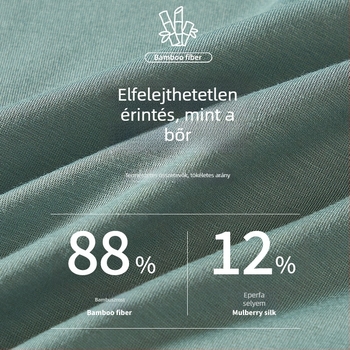 Férfi bambusz rostból készült boxer brief, kényelmes, lélegző, nedvszívó, antibakteriális, haránt részen mulberry selyem bélés