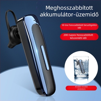 Bluetooth vezeték nélküli sport fülhallgató, hosszú üzemidő, zajcsökkentés, in-ear kivitel