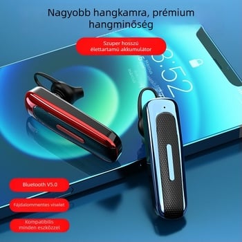 Bluetooth vezeték nélküli sport fülhallgató, hosszú üzemidő, zajcsökkentés, in-ear kivitel