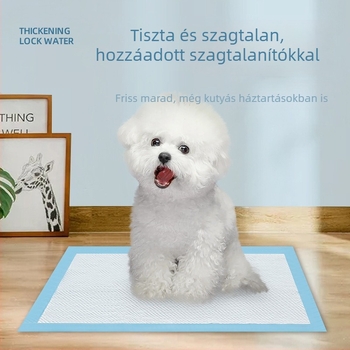 Kutyáknak készült vastagabb nedvszívó vizeletpárnák, egyszer használatos, extra-nagy