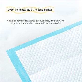Kék színű vastagított kisállat-ürülés alátét, dezodoráló és rendkívül nedvszívó, macskáknak és kutyáknak, méretek S/M/L