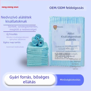 Egyszer használható nedvszívó vizelet alátét kutyáknak, macskáknak és nyulaknak