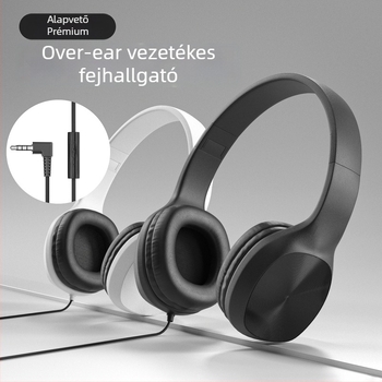 GUIDERAY/Jia Tianyu 891 kábeles fejhallgató, fejhallgató pánttal, sztereó, összecsukható, mikrofonos, zene- és zongoratanuláshoz