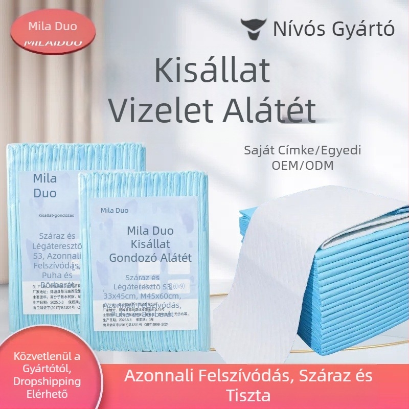 Egyszer használható, vastagított kutyapelenka alátét – nedvszívó háziállat alátét