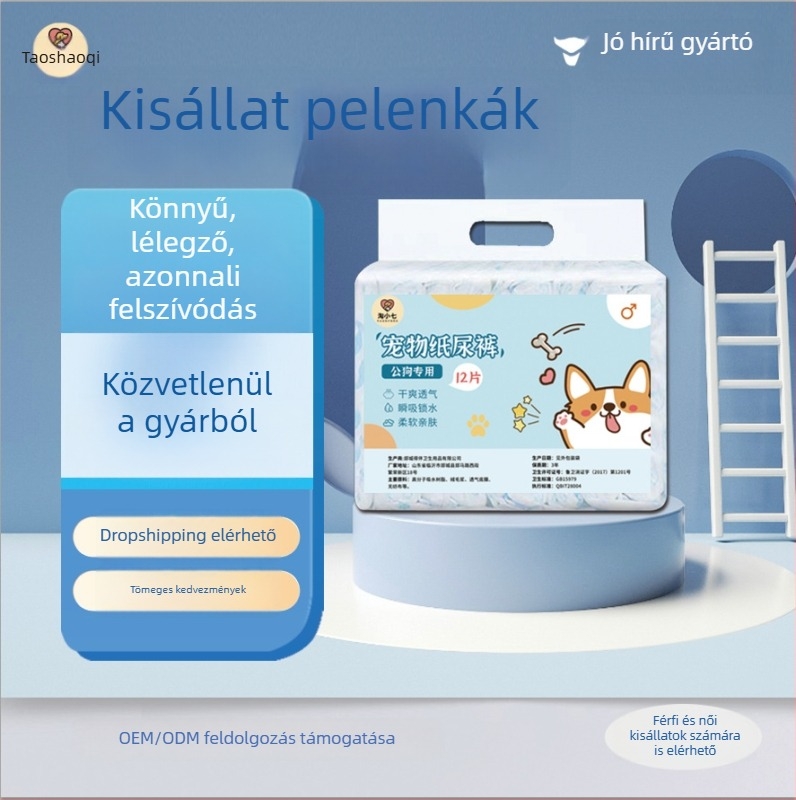 Háziállat-pelenkák kutyáknak, macskáknak és nyulaknak