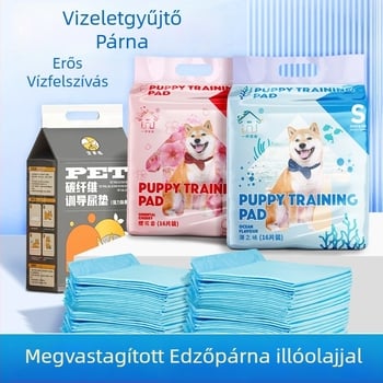 Vastagított kisállatvizeletbetét kutyáknak és macskáknak, biztonságos pelenkanadrág, bambuszszénnel az illat semlegesítéséhez