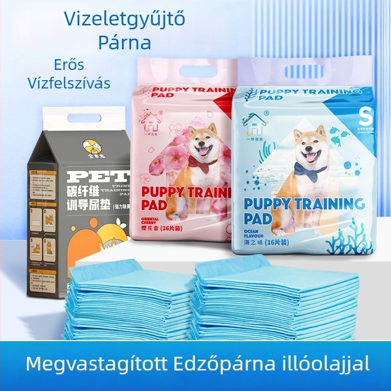 Vastagított kisállatvizeletbetét kutyáknak és macskáknak, biztonságos pelenkanadrág, bambuszszénnel az illat semlegesítéséhez