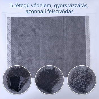 Bambuszszénes háziállat vizeletvédő alátét kutyáknak, vastag nedvszívó alátét