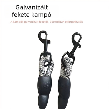 Robbanásbiztos fényvisszaverő háziállat-póráz nagy- és közepes testű kutyáknak