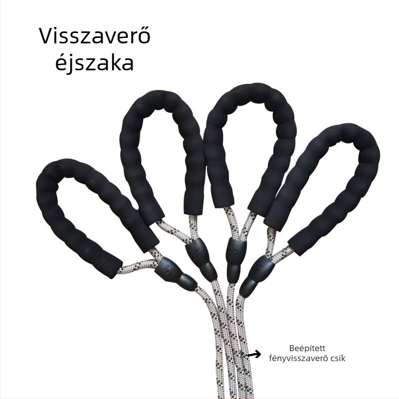 Robbanásbiztos fényvisszaverő háziállat-póráz nagy- és közepes testű kutyáknak