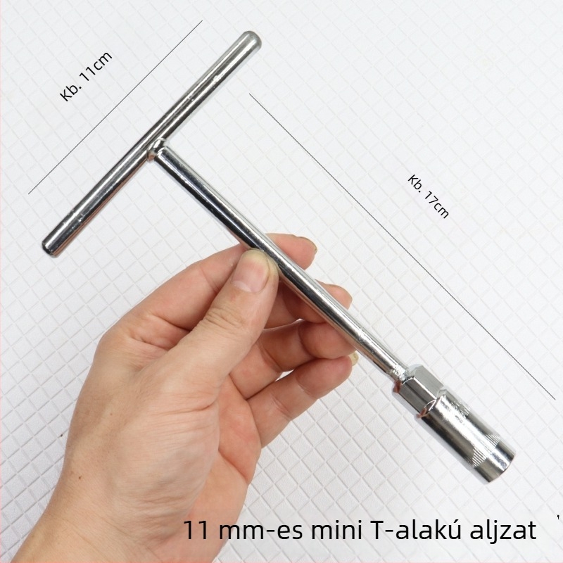 Mini T-formájú külső hatszög fejű csőkulcs, hordozható, rövid, kis háztartási javítóeszköz