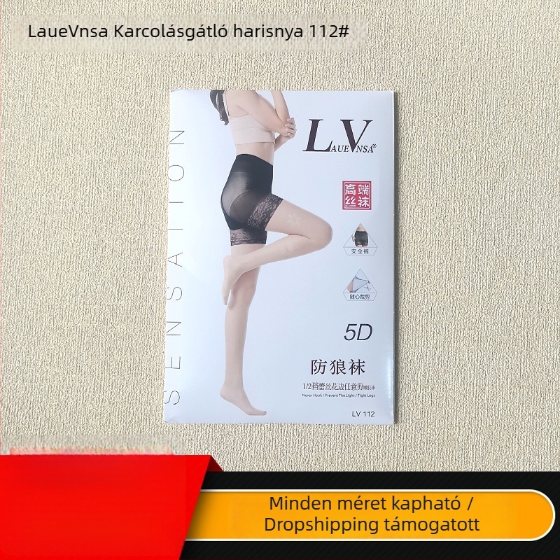 LaueVnsa112 Átlátszó harisnyanadrág, bármilyen hosszra vágható, vékony, láthatatlan, természetes formázás a karcsú lábakért