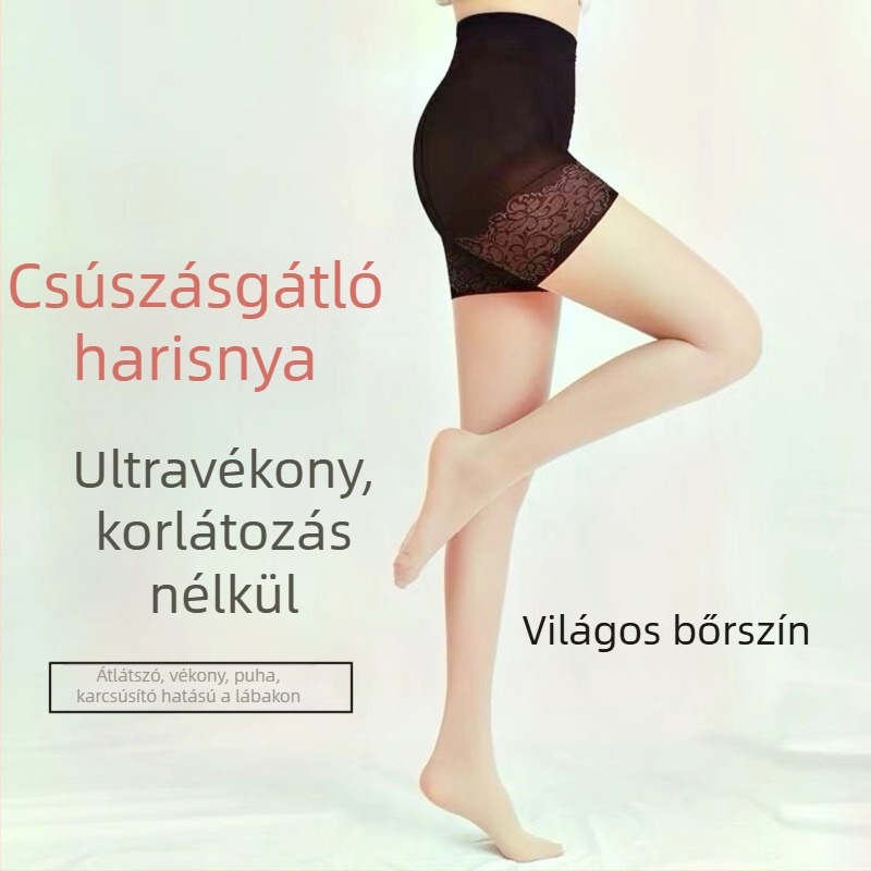 LaueVnsa112 Átlátszó harisnyanadrág, bármilyen hosszra vágható, vékony, láthatatlan, természetes formázás a karcsú lábakért