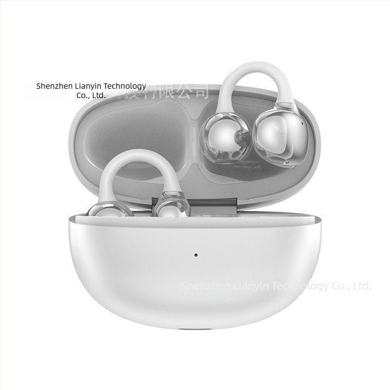 S6 fül-clipos Bluetooth headset, vezeték nélküli, IPX4 vízálló, 4–8 órás üzemidő, Bluetooth 5.4, sztereó, minimalist design