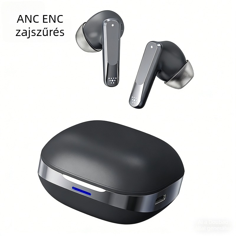ANC ENC vezeték nélküli Bluetooth fülhallgató, TWS, fülbe helyezhető