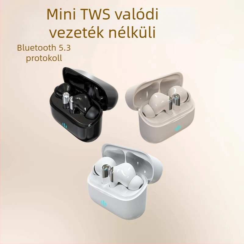 T90 zajcsökkentő Bluetooth fülhallgatók, mini TWS, in-ear, Macaron stílus, Bluetooth 5.3