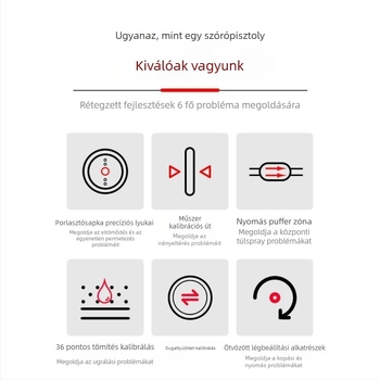Pneumatikus festékszóró pisztoly spray-üveggel – háztartási eszköz, kis méretű latex festék falakhoz és autómodellekhez, automatikus permetezés