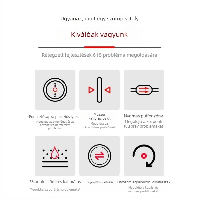 Pneumatikus festékszóró pisztoly spray-üveggel – háztartási eszköz, kis méretű latex festék falakhoz és autómodellekhez, automatikus permetezés